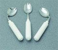 SPORK WITH BUILT UP HANDLE